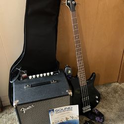 Ibenez Bass/Amp Combo With Accessories 