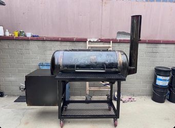 New Custom 60 Gallon Offset Smoker