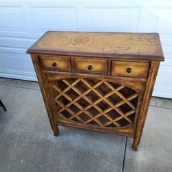Furniture: wine rack and misc rack