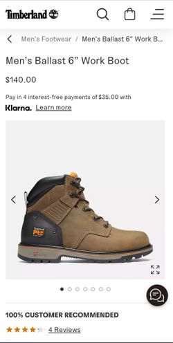 Timberland Pro Ballast Work Boots Steel Toe Men's 13 Brand New