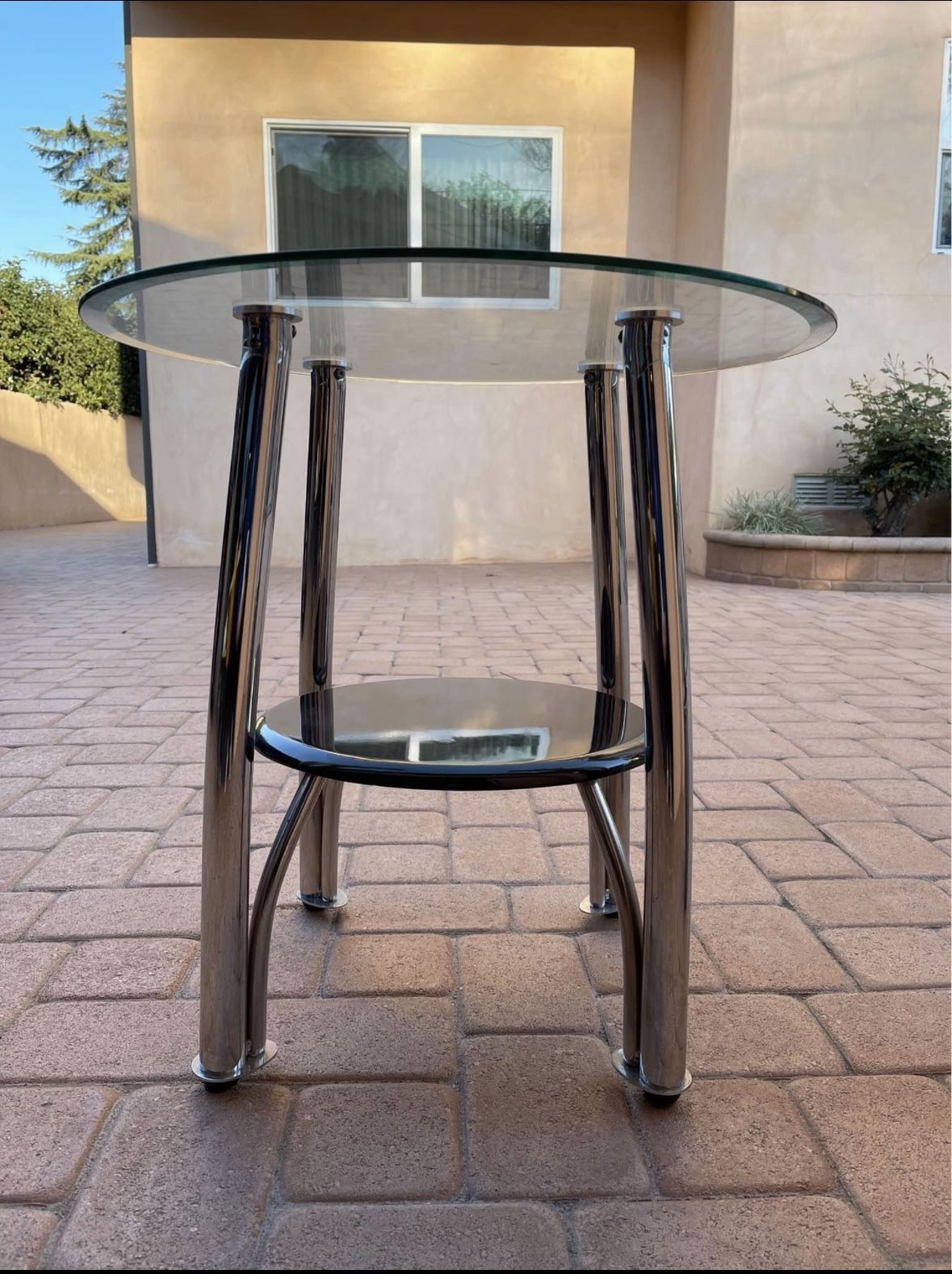 Glass Side/End Table