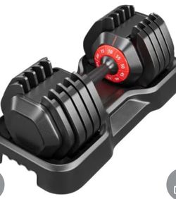 One 55LB Dumbbell, Adjustable Dumbbell Set