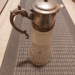 Antique Crystal Pitcher 