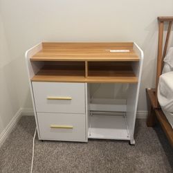 White Filing Cabinet / Desk Organizer