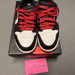 Jordan 1 Low Black Toe 