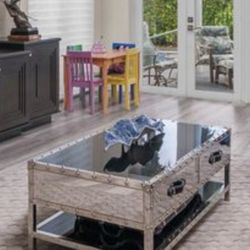 Cocktail Table And Matching Corner Table