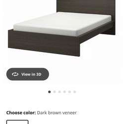 IKEA Malm Bed Queen Frame 
