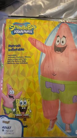 Patrick inflatable costume