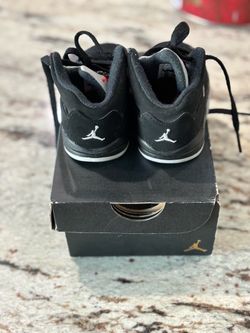 Nike Air Jordan 5 Retro (TD) Black Metallic Silver Toddler 4C w/ Box – 440890-00