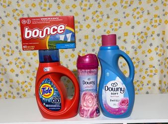 Tide, Downy & Bounce Laundry Bundle for only $13.00 that’s a savings of $6.00 compare to retail price !