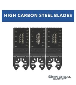 Multi max 3-pack high carbon steel oscillating tool blade