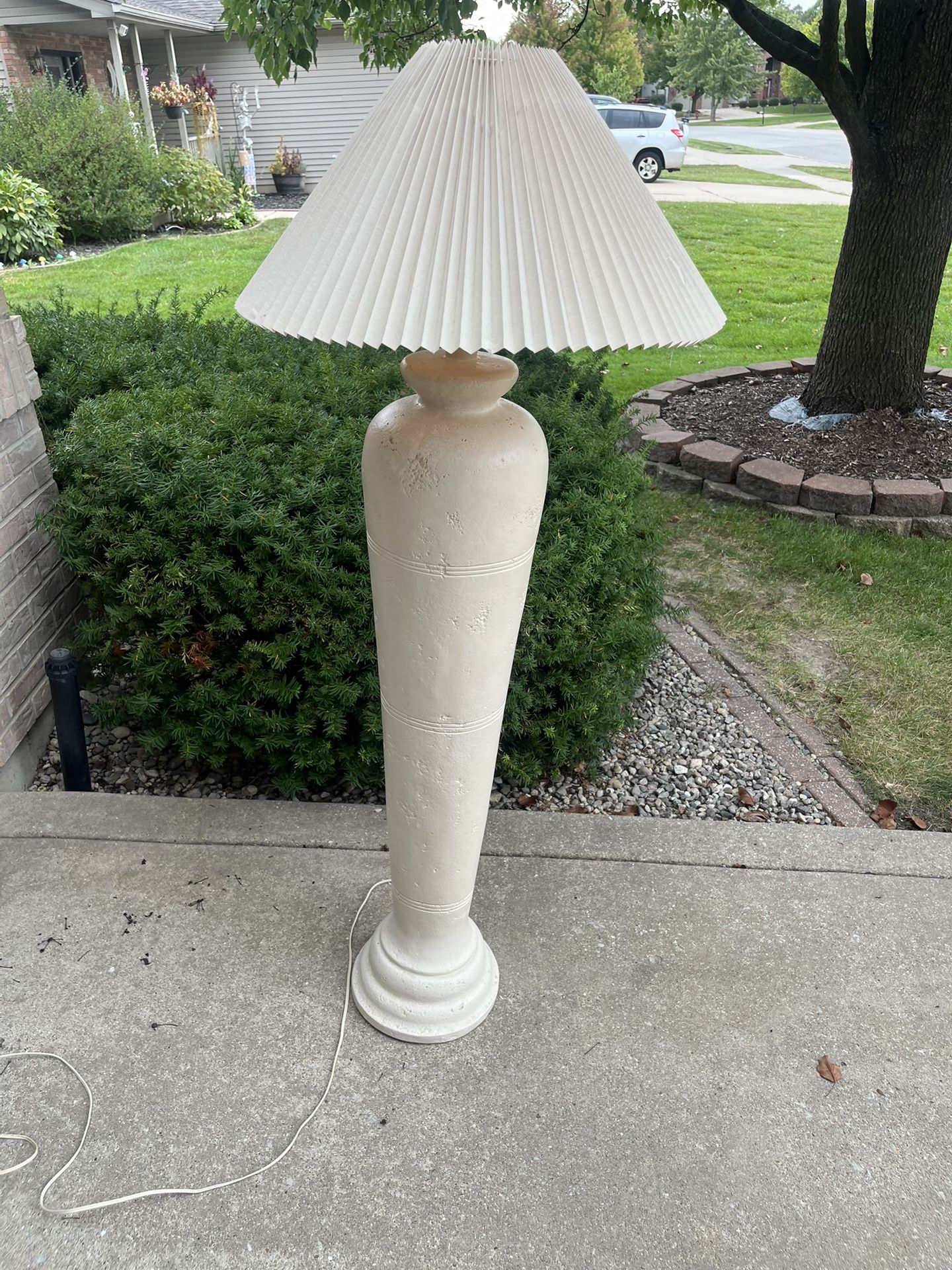 1980’s Postmodern Plaster Floor Lamp