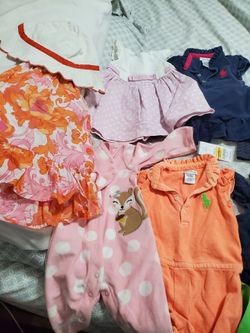 6 months baby girl clothes 18 pieces