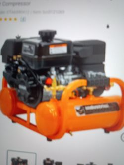 4 gallon 6.5hp Industrial dual tank air compressor