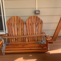 Solid Wood Swing For Kids