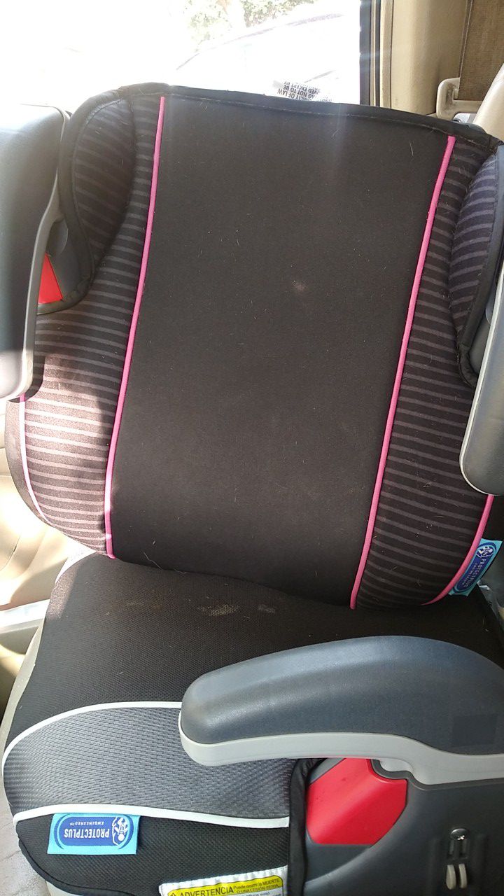 Boy and girl booster car seat $8 each