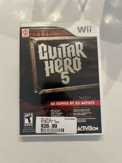 Guitar Hero 5 For Wii