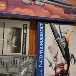 Revell Republic P-47D & Eastern Airlines DC-8-6
