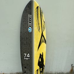 California Board Company 74 Fish Surfboard 
