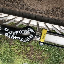 Kryptonite bike lock and chain