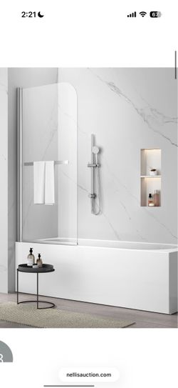 Bath tub glass door