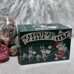 Vintage Stylecraft Christmas Card/Recipe Box
