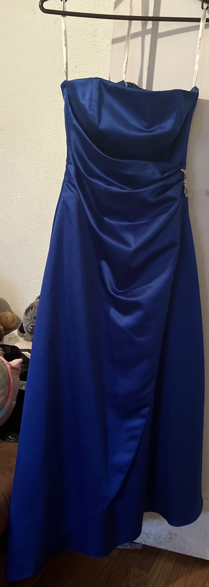 Daves bridal midnight blue homecoming dress