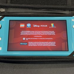 Nintendo Switch Lite Handheld Game Console with 4 games & case. 