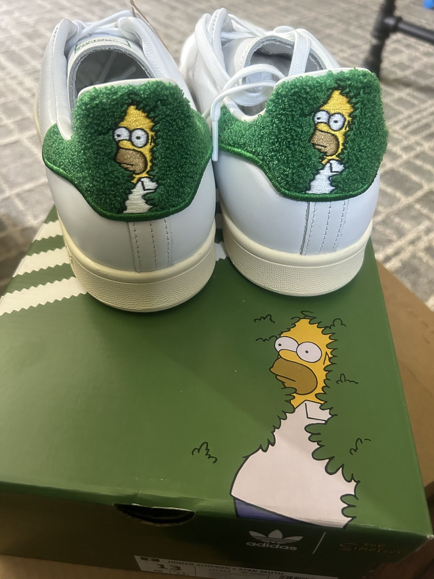 Addidas Stan Smith Homer Simpson Meme Shoes