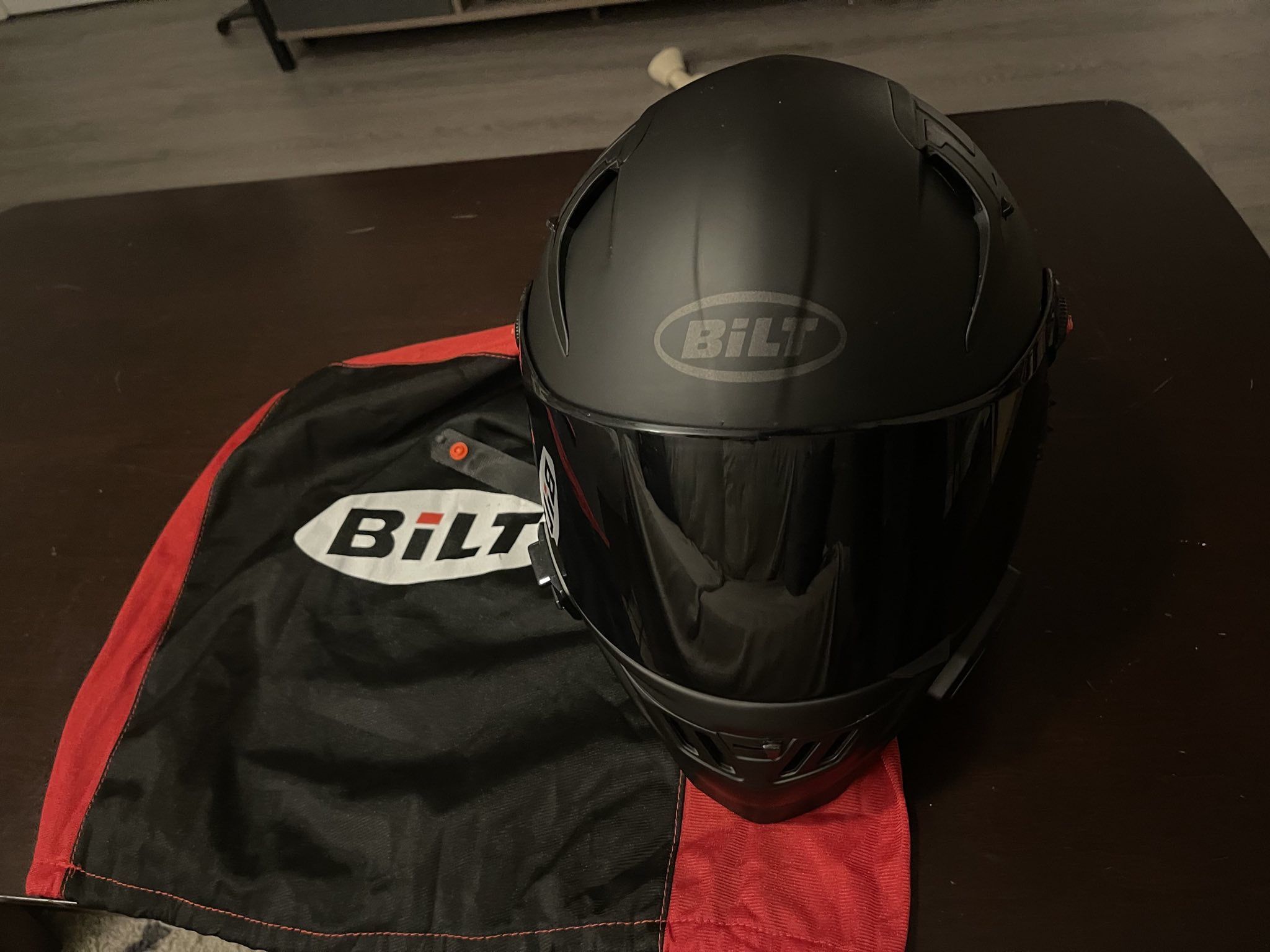  MOTORCYCLE BILT Bt Helmet, & jacket, & gloves