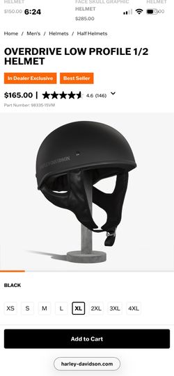HARLEY DAVIDSON HALF HELMET