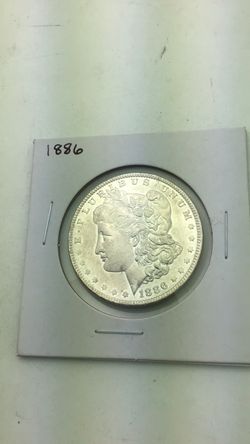 1886 Morgan Silver Dollar Silver Coin
