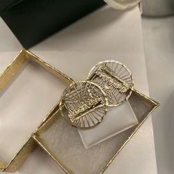 10k Gold Nugget Earrings