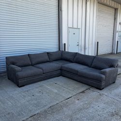 Gray Cindy Crawford Sectional Couch