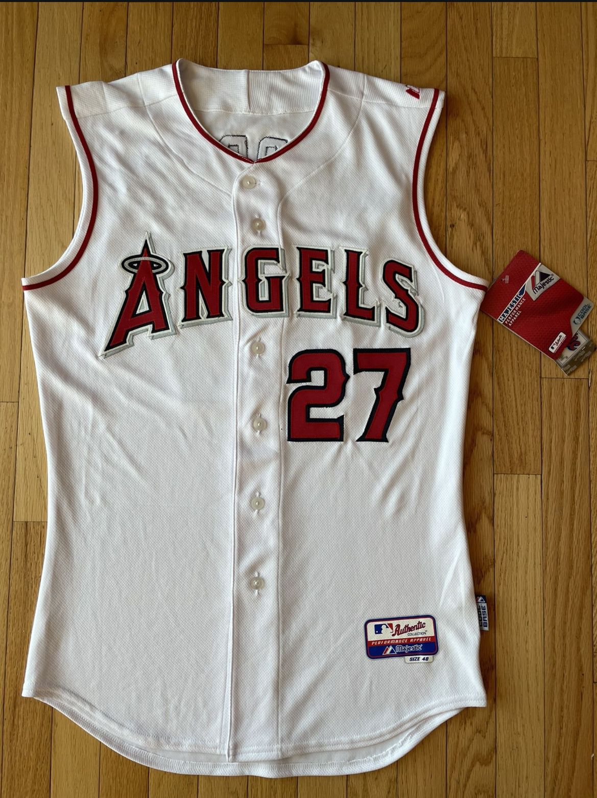 Mitchell & Ness Authentic Vladimir Guerrero Anaheim Angels 2004 BP Jersey