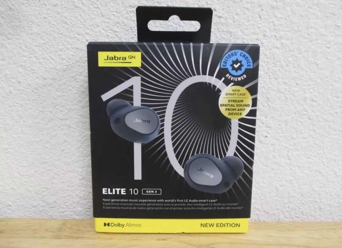 BRAND NEW SEALED Jabra Elite 10 Gen 2 Dolby Atmos Noise Cancelling Wireless In-ear Headphns