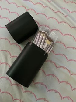 18 piece makeup brush set with travel case