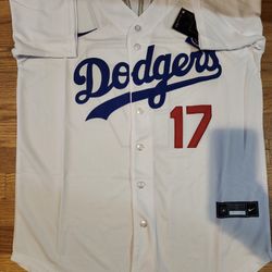 MLB Dodgers ohtani baseball uniform No.17