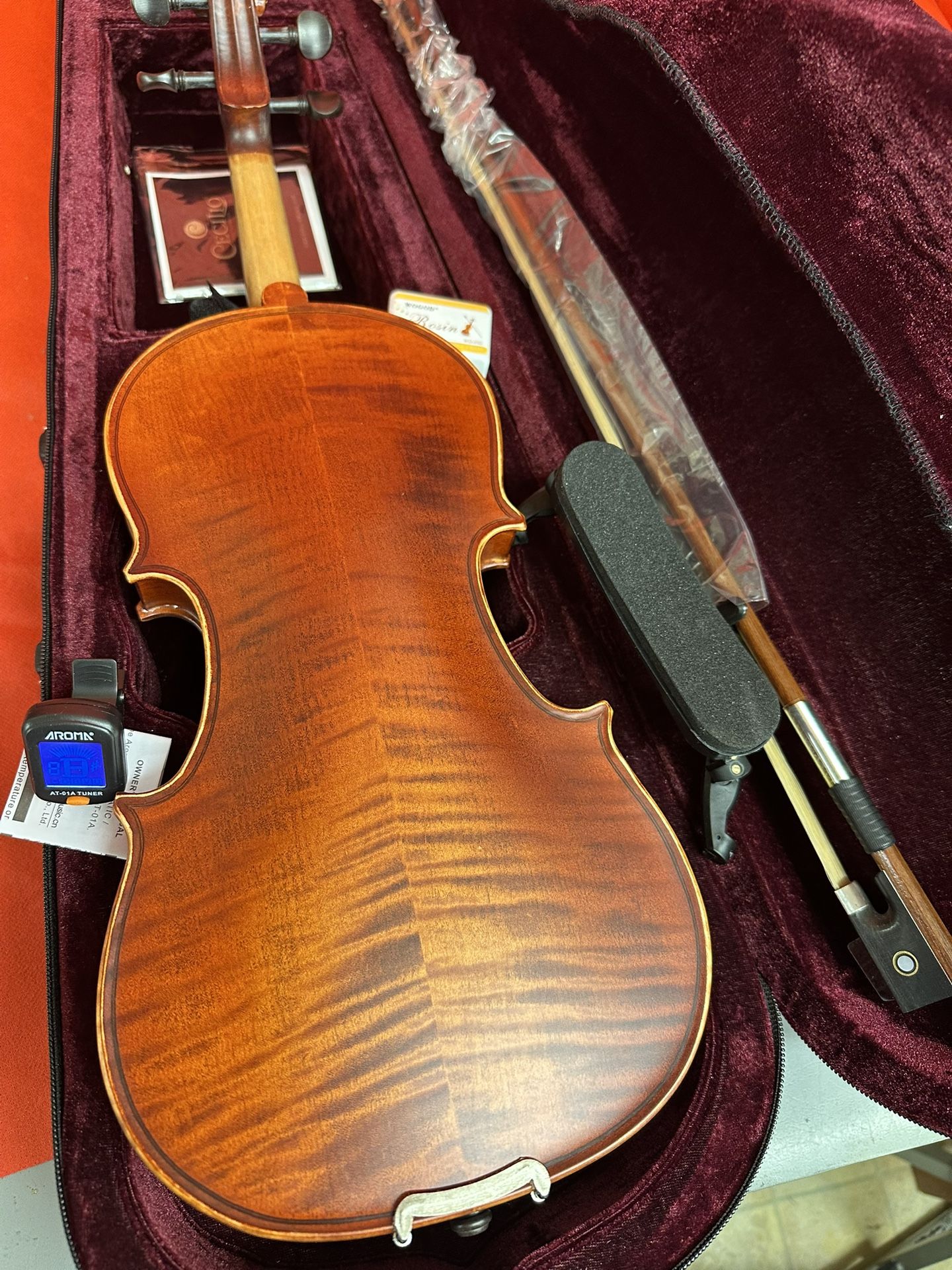 3/4 Size Violin with New Bow, Digital Tuner, Shoulder Rest, Extra Strings $150 Firm,All Products : American Fashion Style Bags On Sale