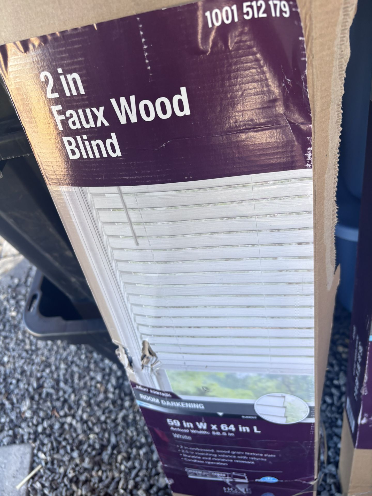 2 Inch. Faux Wood Blinds