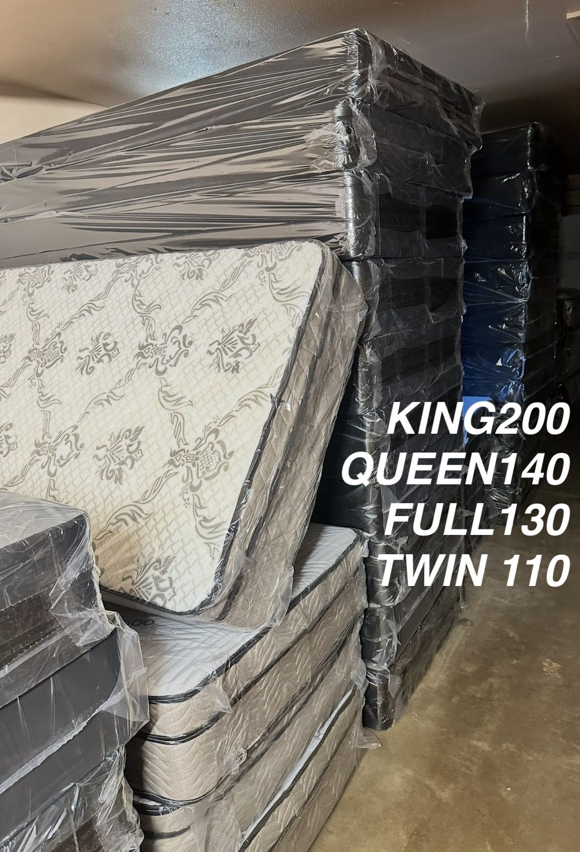Mattresses King Queen Full Twin