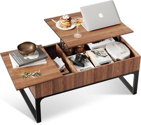 Lifting storage coffee table