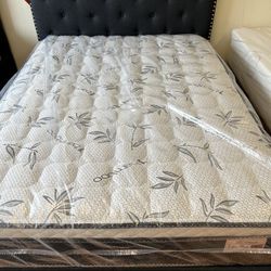 Queen Frame With Mattress New Mattresses New Pillowtop New Memory Foam New Bed Frames Nuevo Colchones Camas Nuevas βΌοΈ
