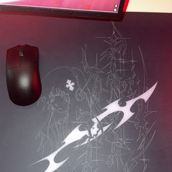 custom glass mousepad and sleeve