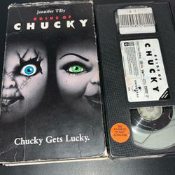 Bride Of Chucky Vhs As Is $15 Works Good 