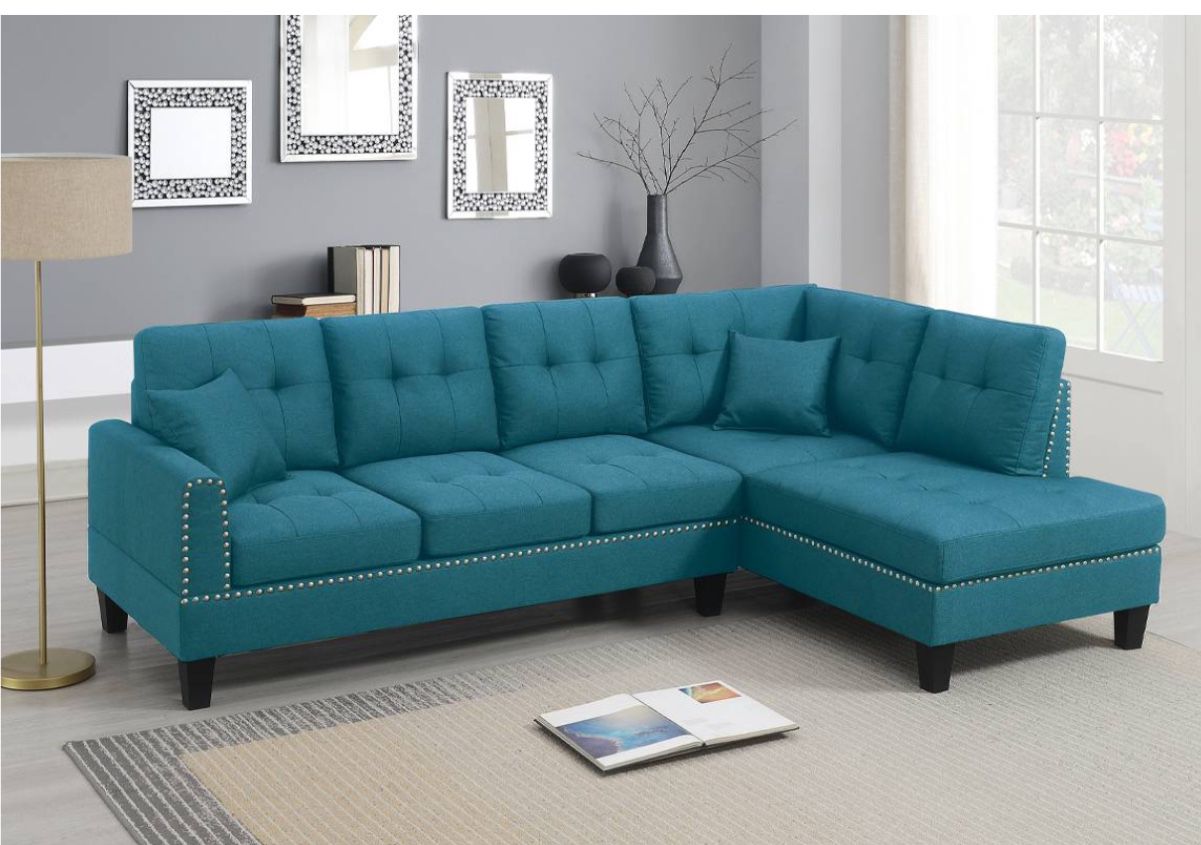 $299 Sectional set 2 pc Brand new in box 100”x 65”x35”H
