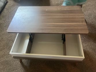 coffee table with hidden storage