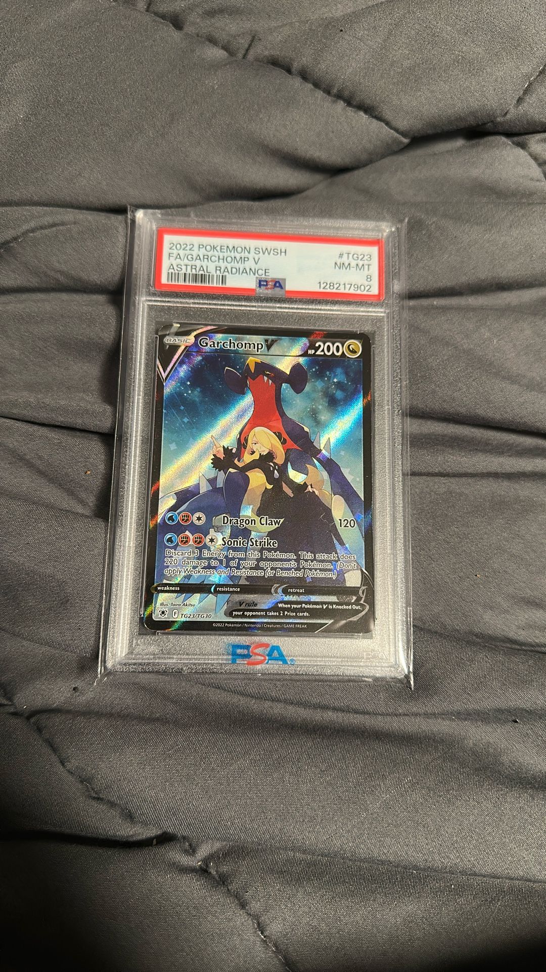 2022 Garchomp V PSA 8