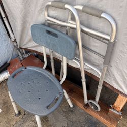 Bath Chair And Walker