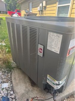 3 ton Rheem heat pump 410a pumped down